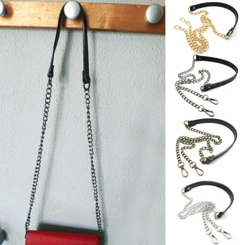 

New Leather Bags Chains Gold Belt Hardware Handbag Stainless Steel Bag Chain Strap Women Bags Belt Bag Straps Parts Accessories