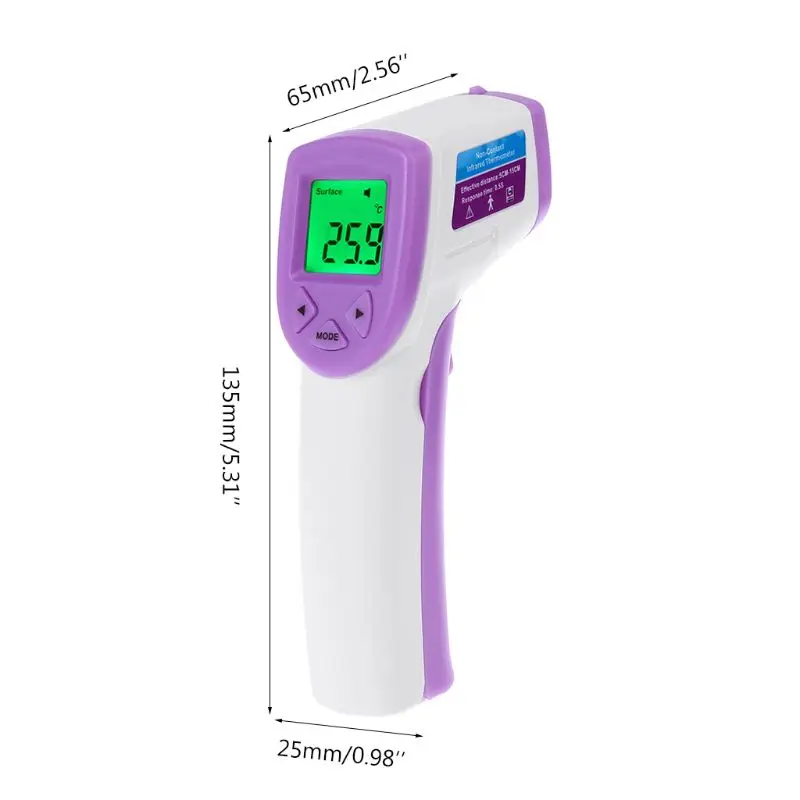 Electronic Baby Adult Digital Thermometer Infrared Forehead Body Non-contact Temperature Gun