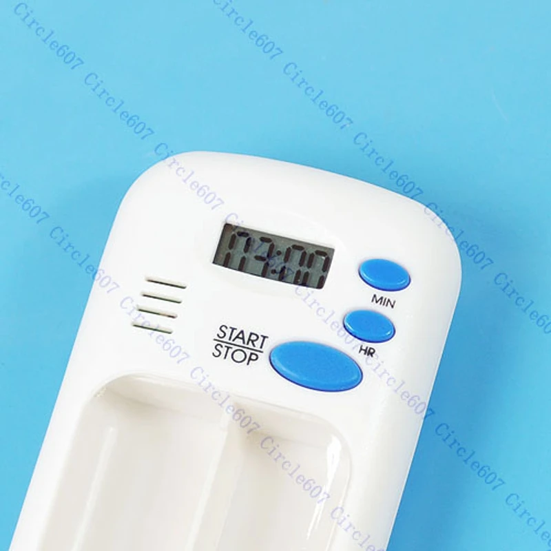 Белая ЖК-цифровая коробочка для лекарств таймер с электрическая сигнализация лекарственная таблетка Чехол 2 сетки X5XC