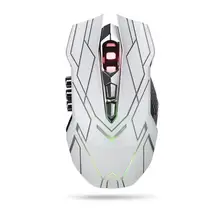 Перезаряжаемая Беспроводная игровая мышь для Mac, ноутбука, ноутбука Тихая компьютерная беспроводная мышь