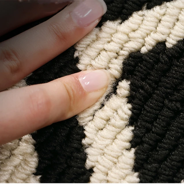 Tapis à Carreaux en Losange pour Porte d'Entrée Moderne, Polymère