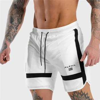 

new Men's Quick Dry Brand Shorts Summer Holiday patchwork Beach Surf Mesh Trunks Hybrid Sport Shorts Man Mesh breathable shorts
