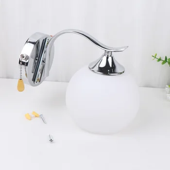 

1 PC LED Wall Light Safe Pull Switch Light Bedside Lamp for Living-room Stair Pathway