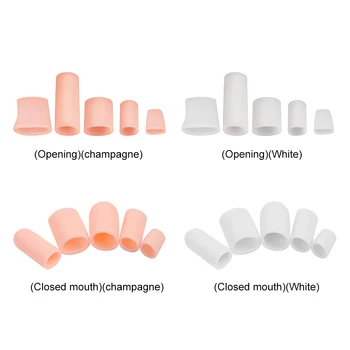 

10pcs Toe Protector Corns Toe Cover Toe Sleeve Pain Relief Gel Toe Cap Foot Care Tools