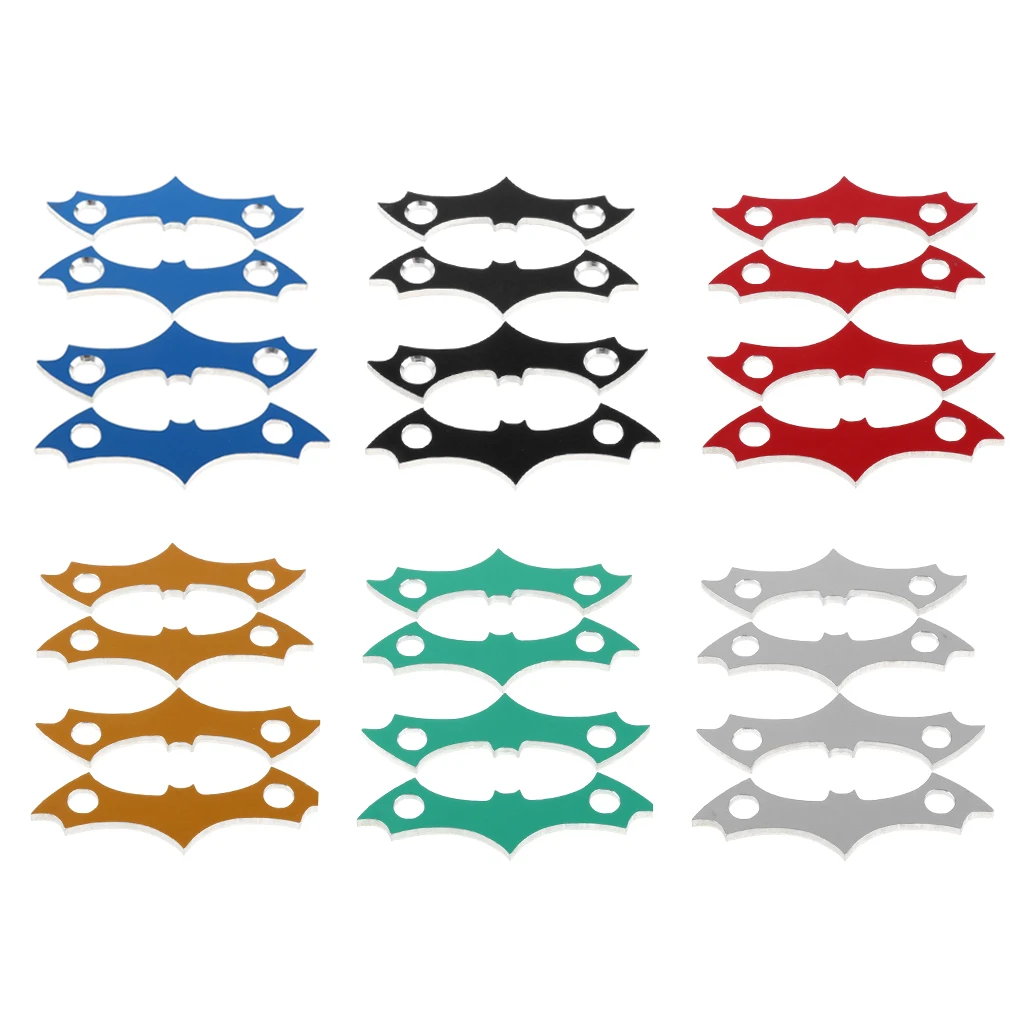 4pcs Aluminum Alloy Skateboard Deck Protective Gasket Longboard Anti-sinking Prevent Sag Hardware 4pcs Aluminum Alloy Skateboard Deck Protective Gasket Longboard Anti-sinking Prevent Sag Hardware