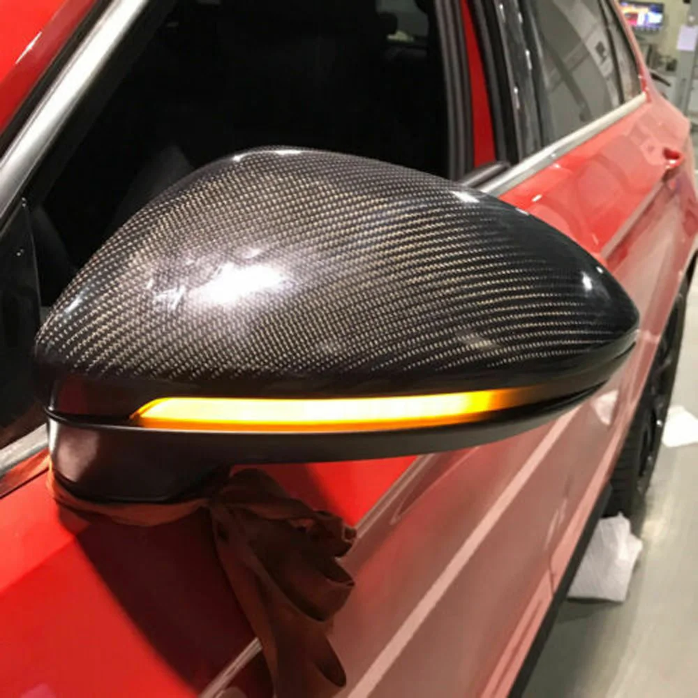 2pcs Side Mirror Turn Signal Direct Replacement For Golf 7 MK7 R GTE GTD LED Light Indicator Exterior Parts Mirrors