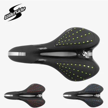 

Bicycle saddle Comfort Wide Open gel Bike Pad MTB Road Bike Selle Cushion Cycling Leather Silicone Soft Seat gt Cycling Parts
