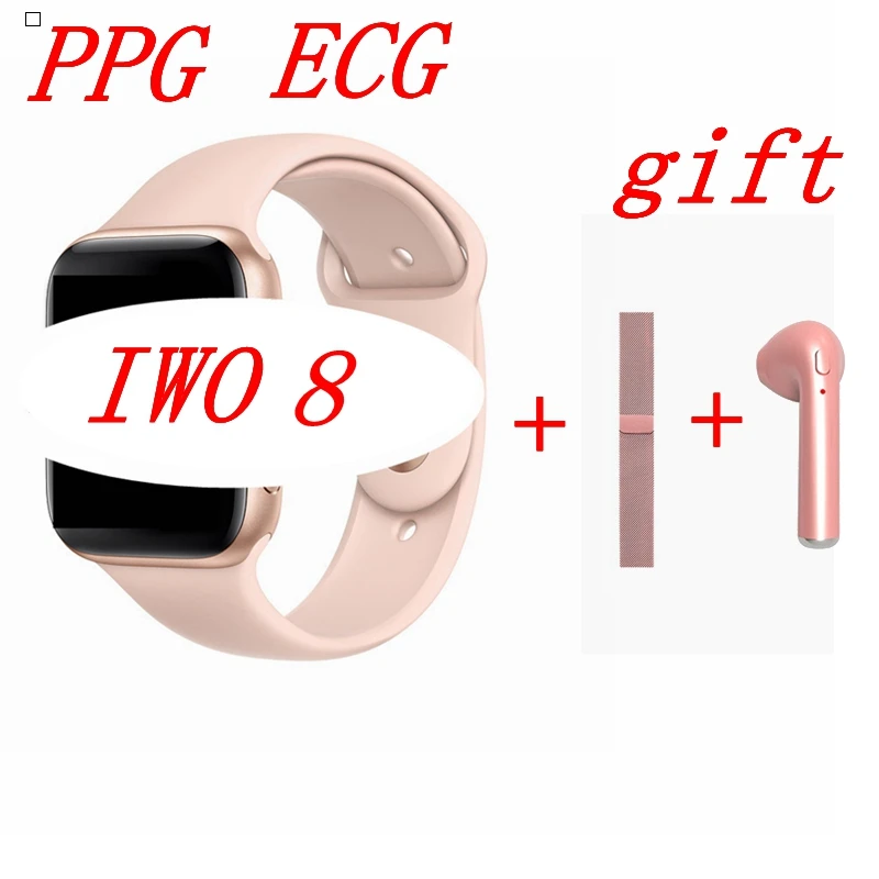 IWO 8 lite Смарт-часы 44 мм gps монитор сердечного ритма Bluetooth звонок Smartwatch PK IWO 7 для Apple Iphone Android не Apple Watch - Цвет: 9