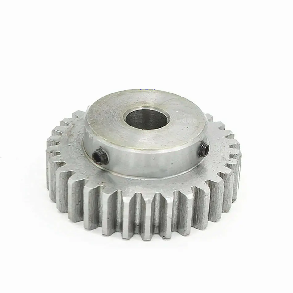 1,5 модуль 20 зубьев диаметр 8 мм Spur gear 45# стальной модуль 1,5 металлический редукторный двигатель Винт Колеса