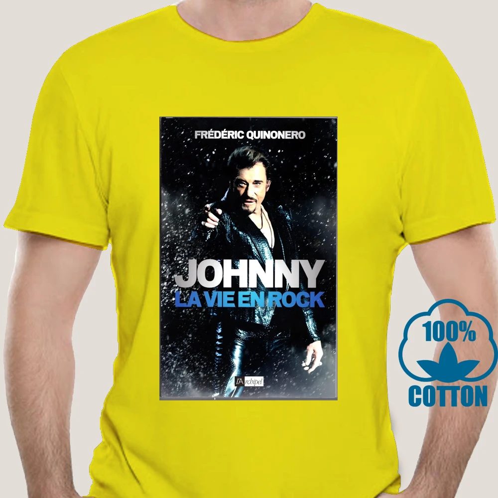 Tee-shirt Johnny Hallyday  Rock