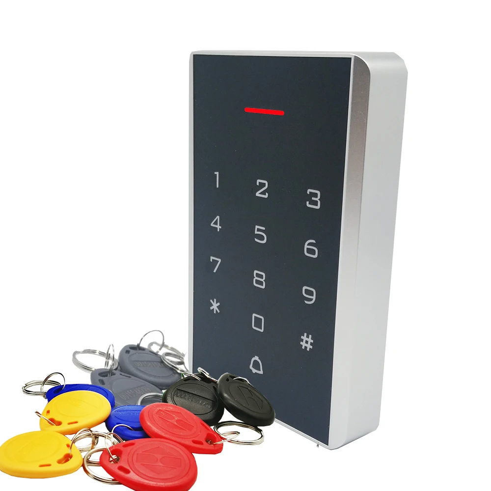Кнопочная панель датчик приближения 125 кГц RFID карты Дверной замок Управление EM