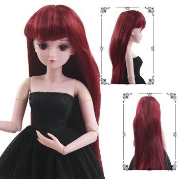 

1/3 SD Joint Doll Wig Multi-color Wig DIY Doll Suitable for 60 cm Hair Set Doll Hair Girl