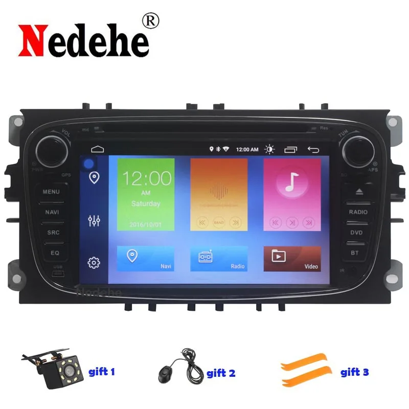 Android 9 0 автомобильный dvd плеер GPS навигационная система для Ford Focus/Mondeo/S max/C max/Galaxy
