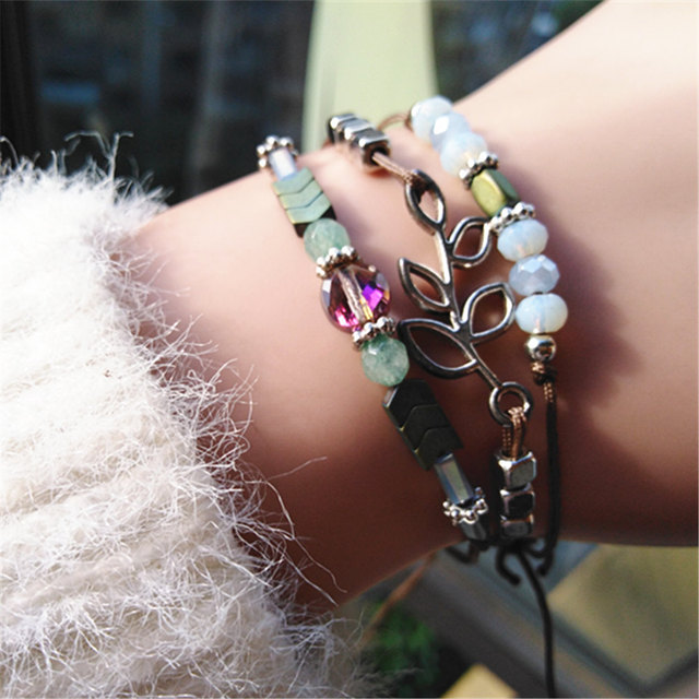 Crystal Bowknot Girl Shell Beads Anklets Fashion Summer Beach Bow Jewelry Charm Bracelets For Women Female Jewelry Gift