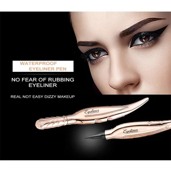 

Fashion Feather Shaped Eyeliner Long Lasting Waterproof Smudge-Proof Eyeliner Pen Liquid Eye Liner Makeup