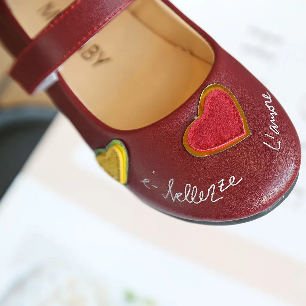 Красивая кожаная обувь для девочек; сезон осень; босоножки с бантом; Новинка года; детская обувь; милые сандалии принцессы на высоком каблуке для девочек; K3146
