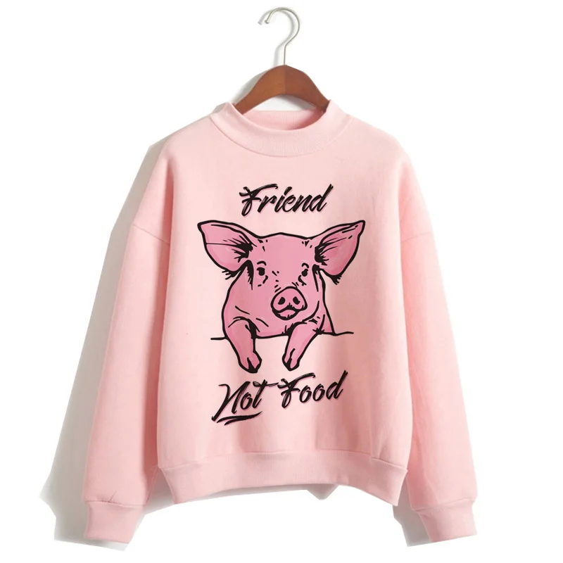 Женская толстовка для веганов; одежда с принтом пчелы harajuku в Корейском стиле; kawaii; уличная толстовка с капюшоном с рисунком; Женская Повседневная Толстовка с круглым вырезом