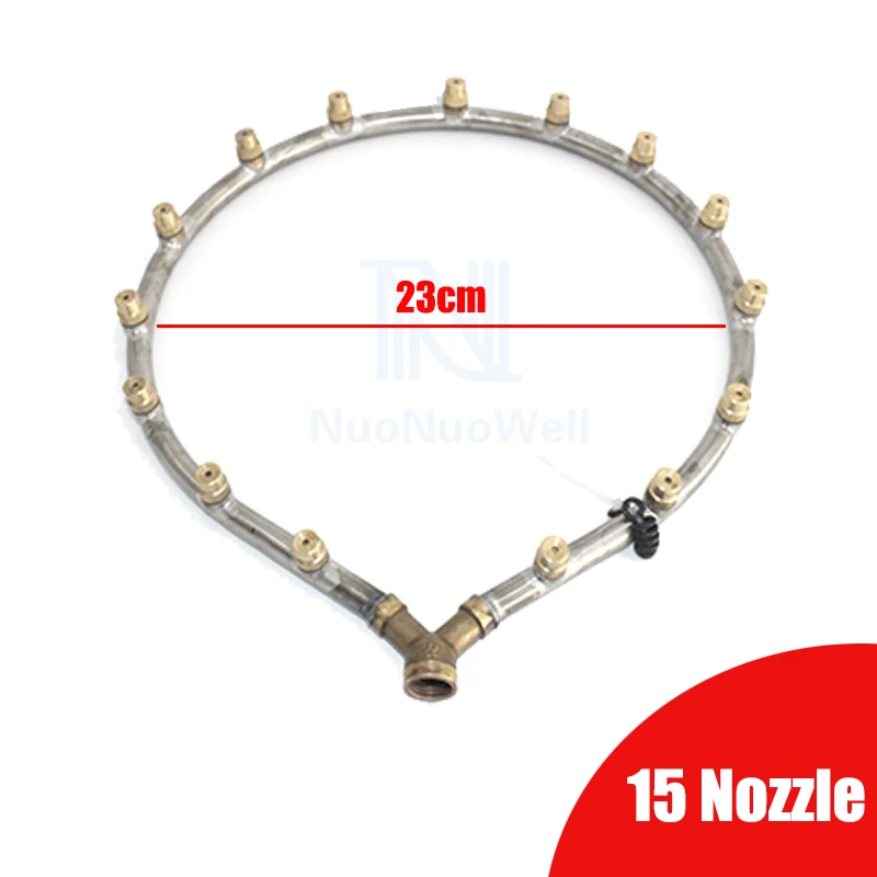 NuoNuoWell M14* 1,5 мм кольцо распылитель сопла сад увлажнение орошения пестицидов распыление Регулируемый распылитель инструменты - Цвет: D 15NOZZLE