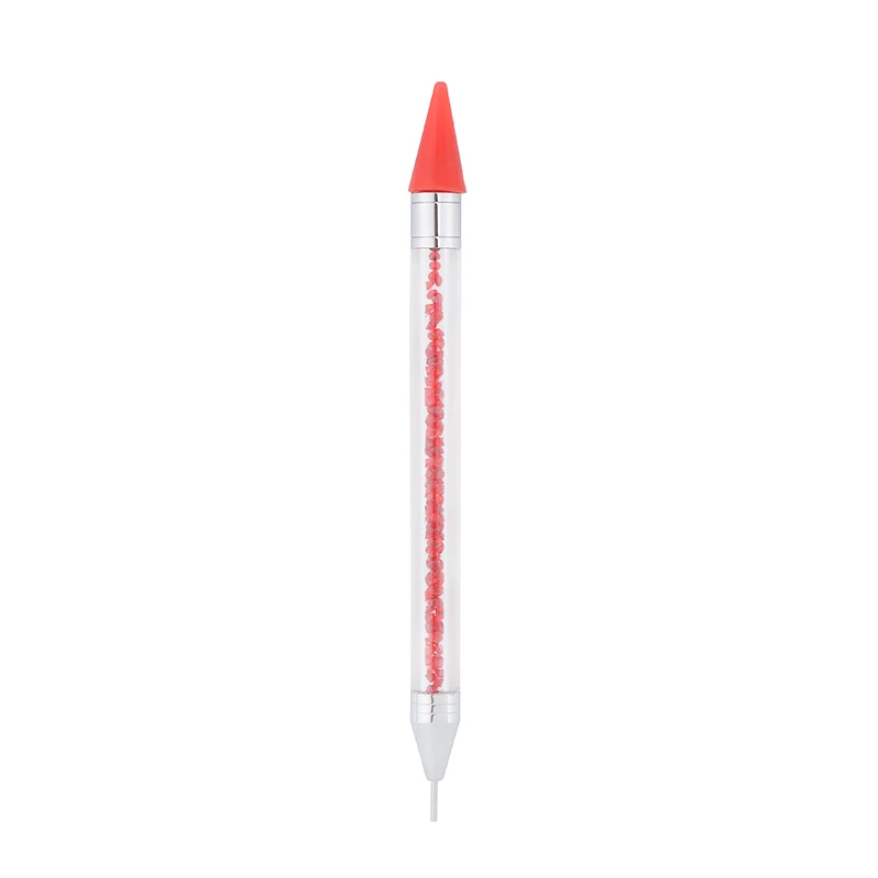 1 шт, ручки для дизайна ногтей, двухконцевые стразы, силиконовый карандаш, хрустальные бусины, кончики для ногтей, инструмент для украшения маникюра