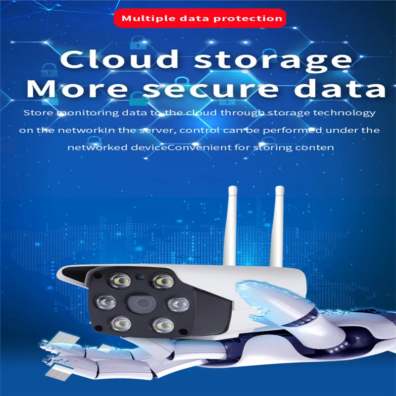 Водонепроницаемая ip-камера 1080P HD WiFi Беспроводная камера наблюдения наружная ИК-камера ночного видения домашняя охранная камера CCTV камера