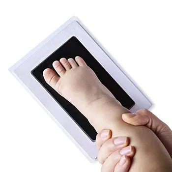 

Baby Handprint and Footprint Ink Pads Reusable Non-Toxic and Safe Print Stamp Family Memory Maker or Shower Gift Baby Pets
