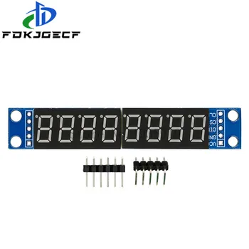 

10pcs/lot MAX7219 LED Dot Matrix 8 Digit 7-segment Digital Tube Display Control Module For Arduino