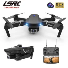 LSRC 2021 nowy Quadcopter drony E525 HD 4K 1080P kamera i WiFi FPV wysokość RC składany Quadcopter zabawkowy dron prezent