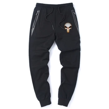 

Mens Skull Horror Print Leggings 2020 Spring Outwear Leggings Hip Hop Sweatpants Fashion Harajuku Male Hipster Beam Feet pant