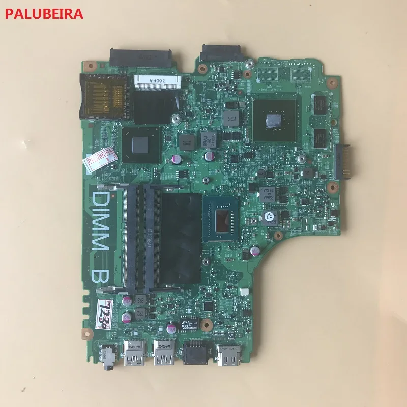 PALUBEIRA CN-055NJX 55NJX для DELL INSPIRON 3421 5421 Материнская плата ноутбука I5-3337U GT625M материнская плата 12204-1