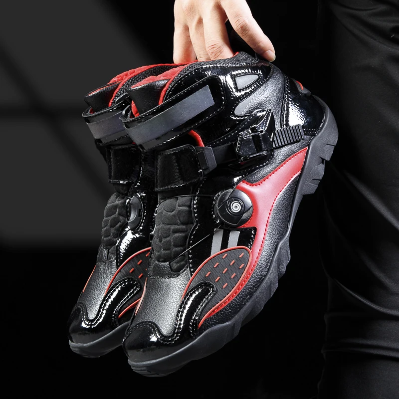 Professional Motorcycle Boots Women Racing Motorbike Boots Botas Street Motorcycles Moto Riding Shoes Size 45 Black _ - AliExpress Mobile