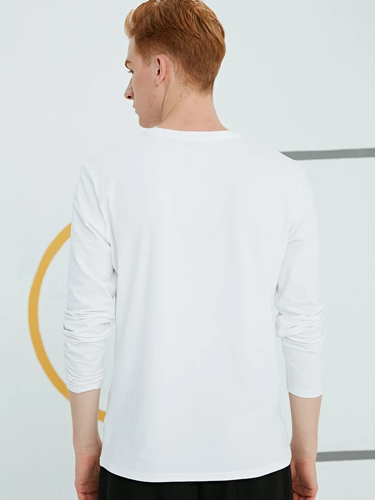 Мужская футболка с длинным рукавом треугольным рисунком|Футболки| |