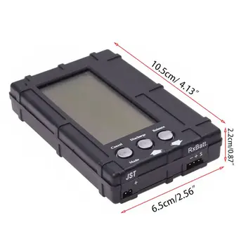 

3 in 1 RC 2s-6s LCD Li-Po Battery Balancer Voltage Meter Tester and Discharger