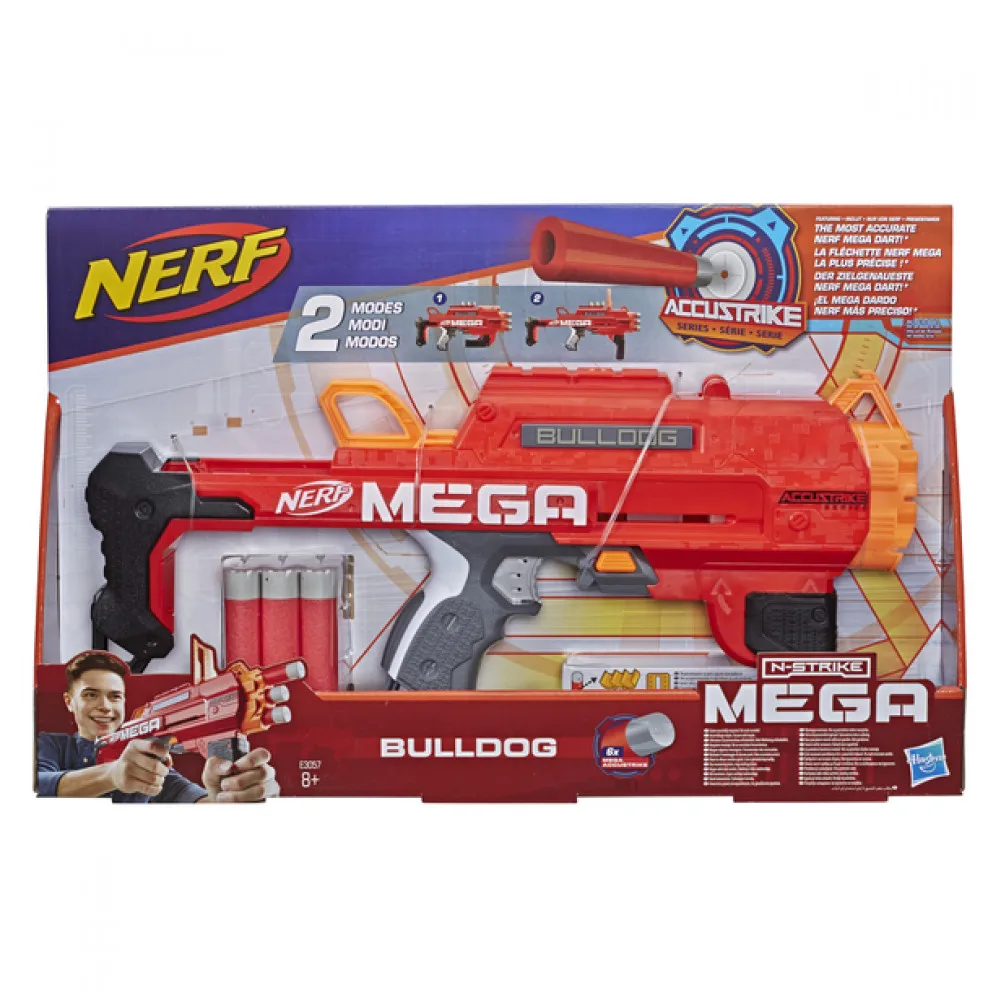 Бластер со стрелами Нёрф Мега Бульдог NERF E3057