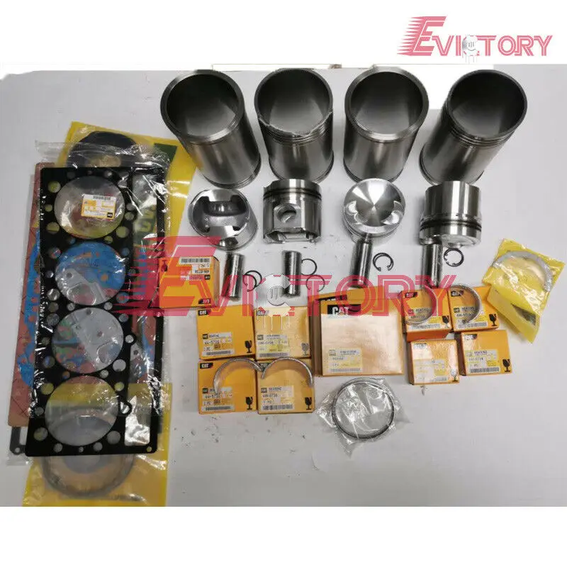 

For cat EXCAVATOR 3064 rebuild kit piston ring liner gasket bearing set