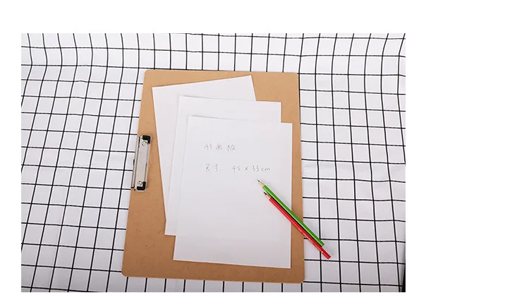 A3 Paper Doing Homework Board Clip Thick Board Hotel Order Dishes Clip Board Writing Pad Clip Doing Homework Drawing Board Copy