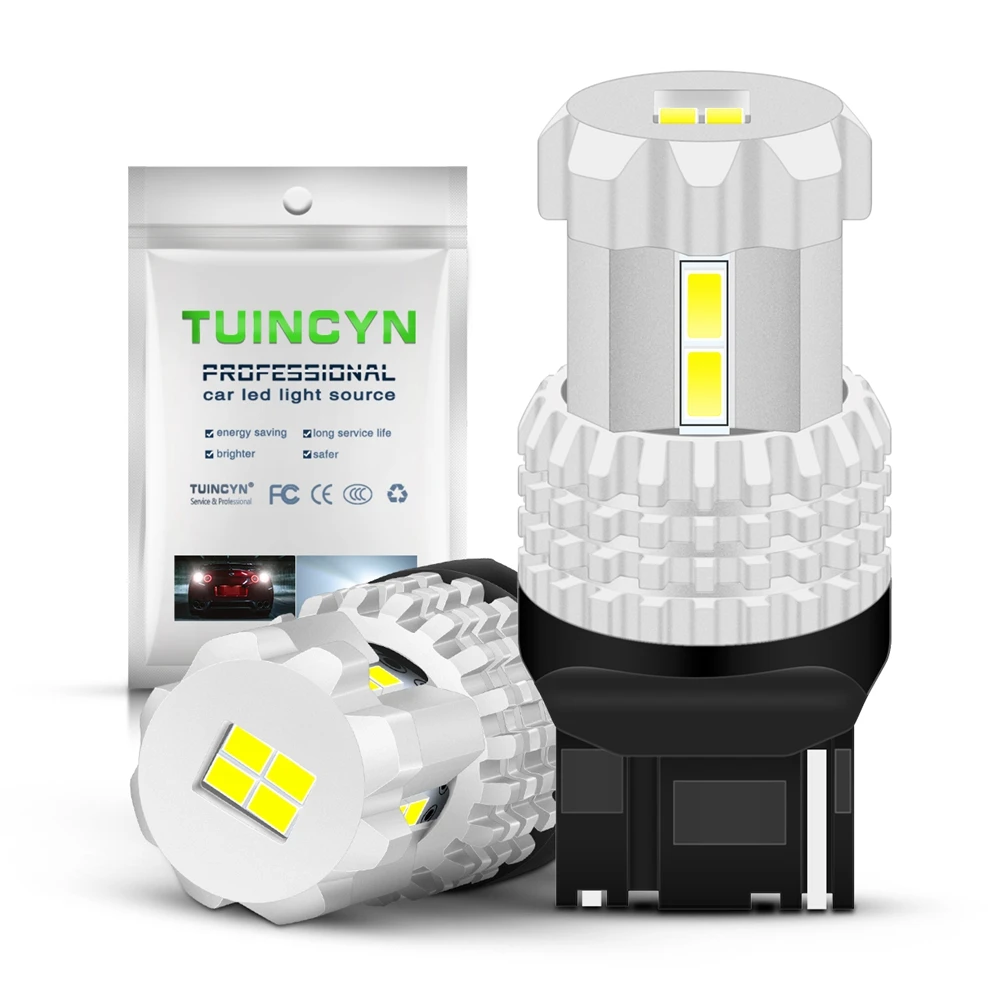 

7440 LED Bulb Amber White 7441 992 LED Replacement 24W 12SMD 3020 Chipsets 1080 Lumens Auto LED Turn Signal Bulbs Tail Light