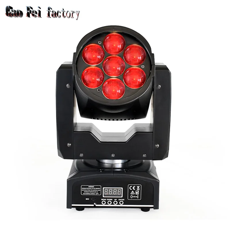 Движущаяся головка Lyre Zoom Dmx Wash DMX512 светодиодное сценическое освещение для диджея
