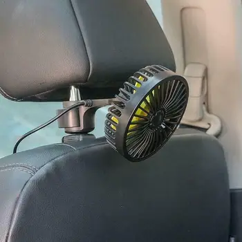 

Car Back Rear Seat Headrest 3 Speed USB Fan Air Cooling Truck For SUV Auto Fan T3P5