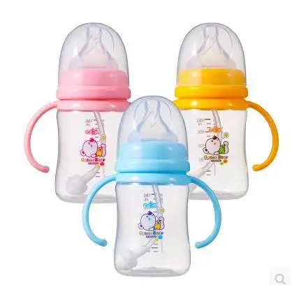 

On Health Rk3131 Wide Aperture Arc-Shaped with Handle Straw Pp Automatic Feeding Bottle 180ml