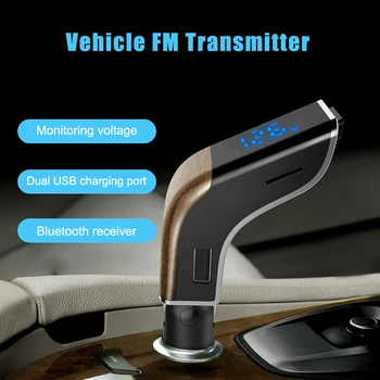 

Car Bluetooth FM Transmitter Wireless Handsfree Auto MP3 Player Dual USB Fast Charger PUO88