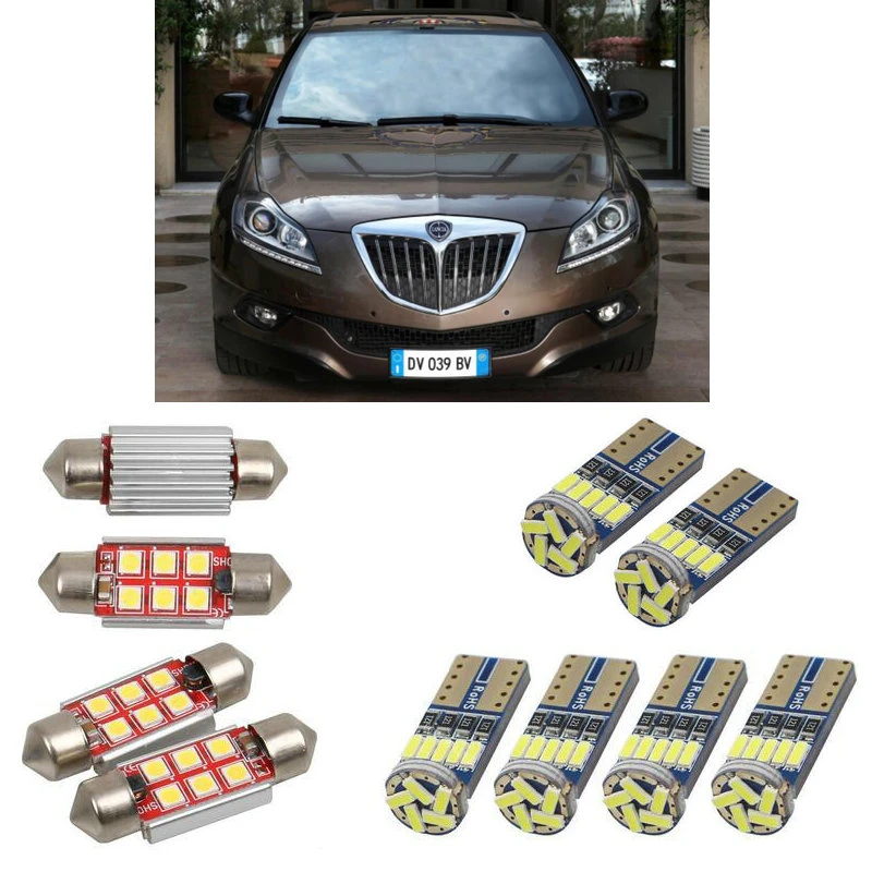 インテリア Led 車のライトランチアデルタ 3 844 ハッチバック電球車用ナンバープレートライト 8pc Signal Lamp Aliexpress