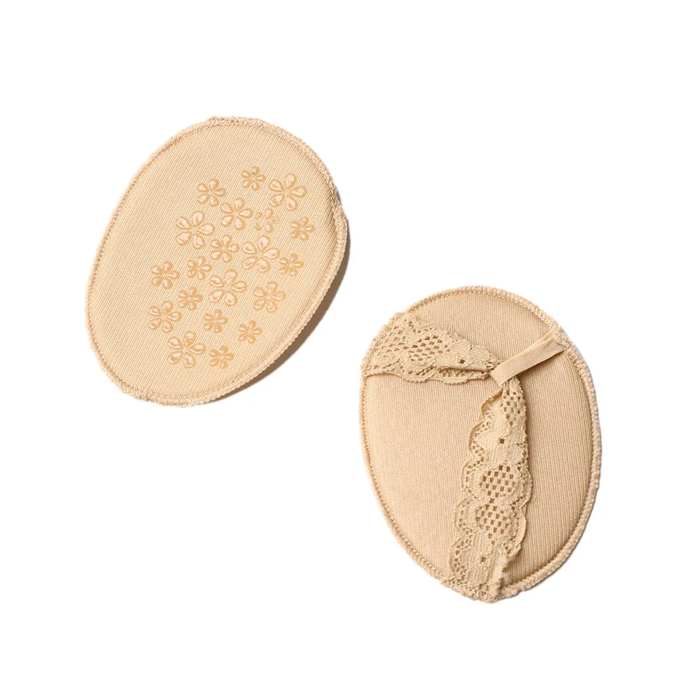 Beige 1 пара, удобные, невидимый носок стопы, обувь на высоком каблуке, Нескользящие, невидимые, женские, модные, половинные стельки - Цвет: Beige