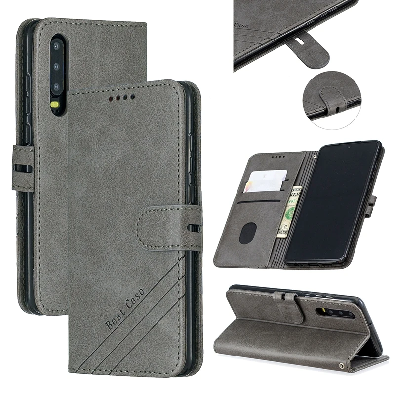 Кожаный чехол книжка для Etui Hawei P8 P9 P10 P20 P30 Pro Lite Mate 10 20 Y5 Y6 2018 Y7 2019|Бамперы| |