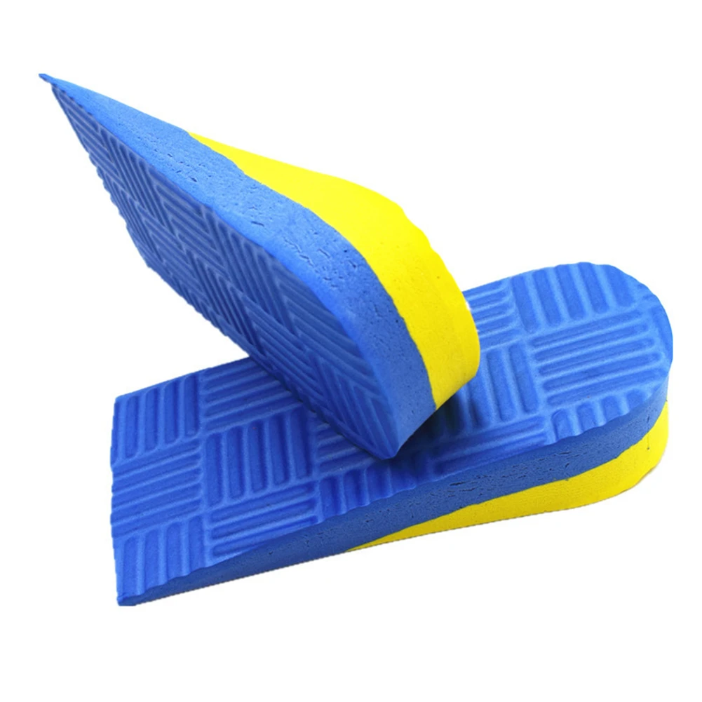 Massage Increased Insole Unisex Invisible Heightening Insoles Coded Heel Pads Heel Increase Half Shoes Pads New Solid Deodorant