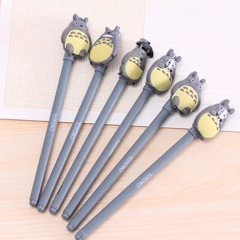 

1pcs Kawaii Gray Cat Paint Brushes Different Shape Round Pointed Tip Ink Pen Painting Brush Set Art Supplies