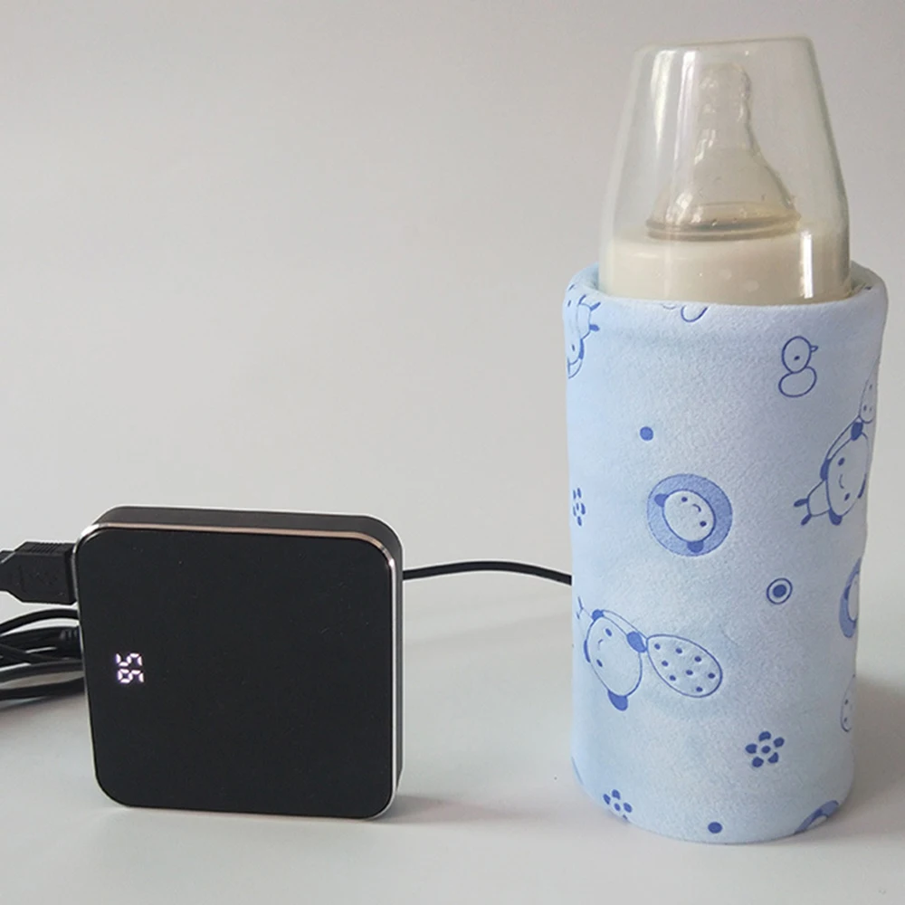 Oeak детская бутылочка для кормления подогреватель USB молоко грелка дорожная коляска изолированная сумка переносная изолированная сумка толстые теплые наборы бутылочек - Цвет: 28
