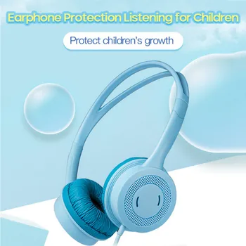 

Kids Headphones With Microphone Music Earphones Children Headsets For Online Lessons Video Teaching Stereo Bass Girl Boy Headset