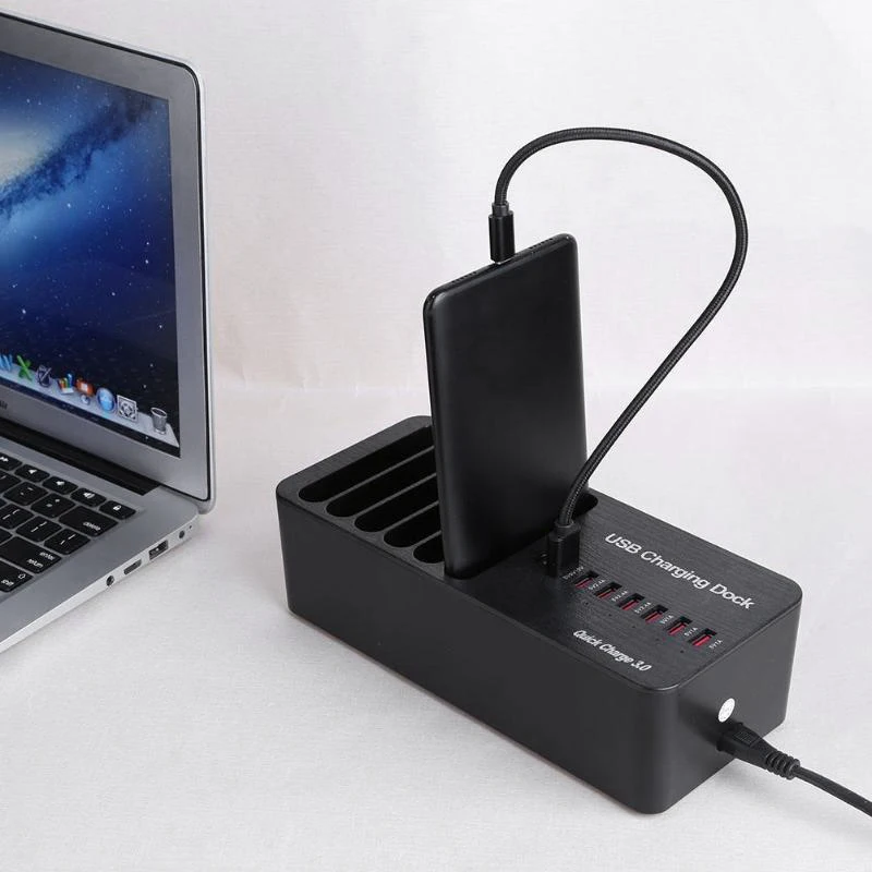 Универсальное многопортовое 8 портов Usb дорожное настенное зарядное устройство настольная зарядная станция для мобильного телефона ноутбука(штепсельная Вилка европейского стандарта