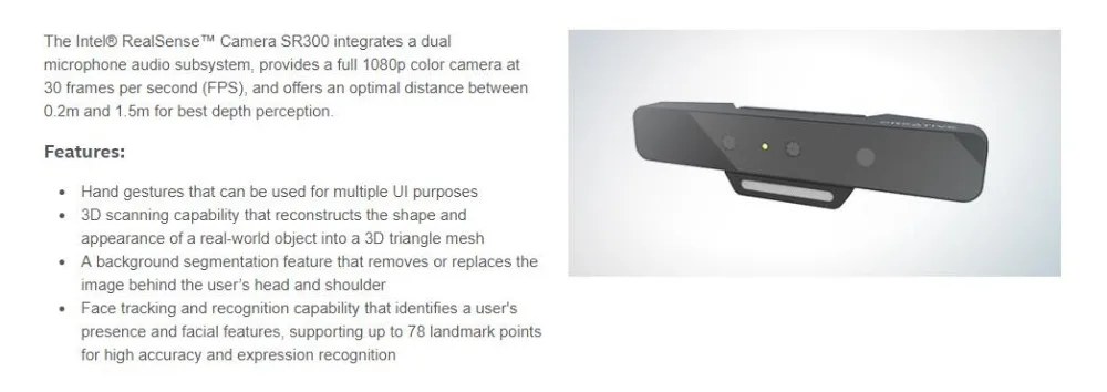 SR300 INFO