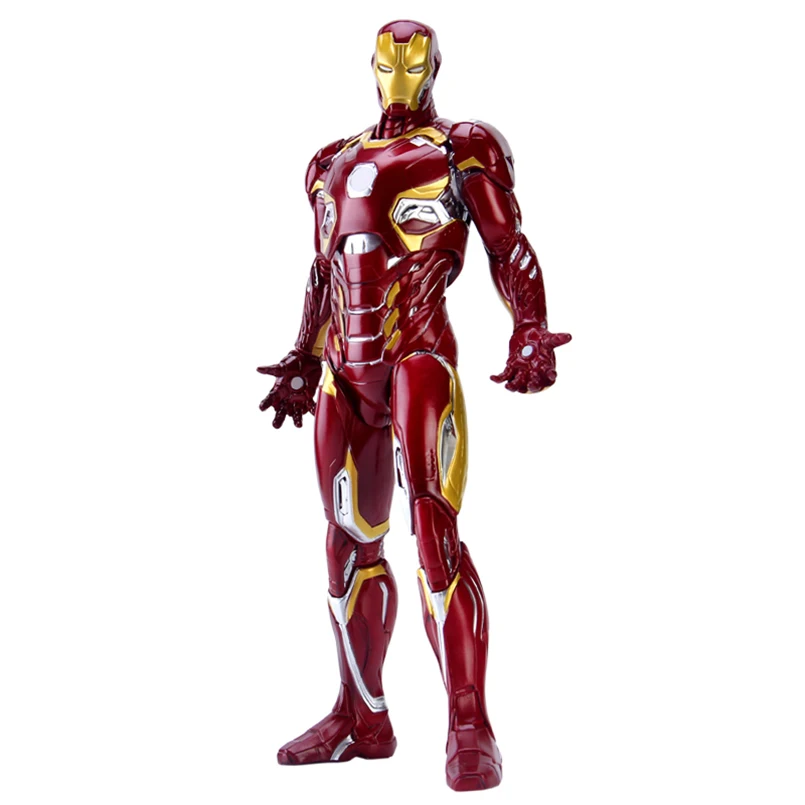 

30cm Avengers Iron Man MK45 PVC Action Figure Toys SHF Iron Man Mark 45 Joint movable figure Collectible model toys kids gift
